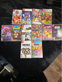 Nintendo switch and 2 / ps5 games