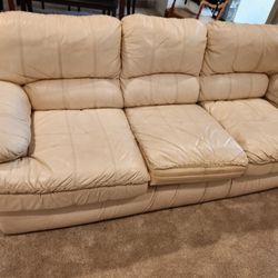 LEATHER COUCH/LOVE SEAT/RECLINER CHAIR