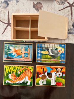 Puzzles - Melissa and Dough wooden puzzles
