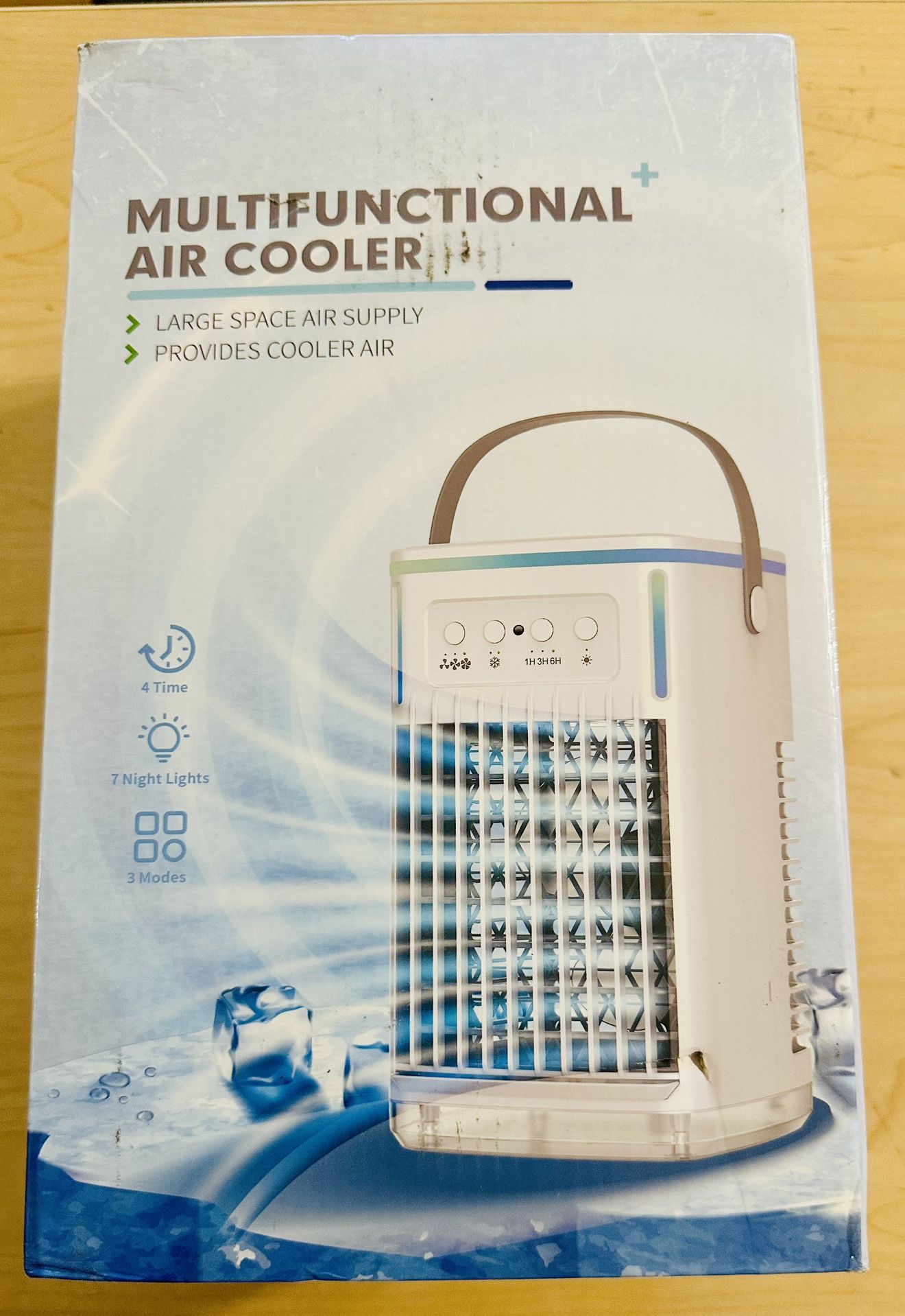 Multifunctional Air Cooler large space air supply, 7W, Brand Name NEW