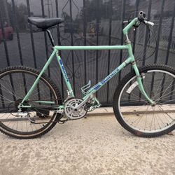 Vintage 1980’s Bianchi Grizzly Mtn Mtb Bike Celeste 20” Shimano Deore