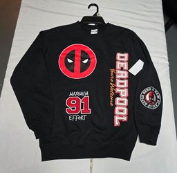Marvel Deadpool Graphic Crewneck Sweatshirt