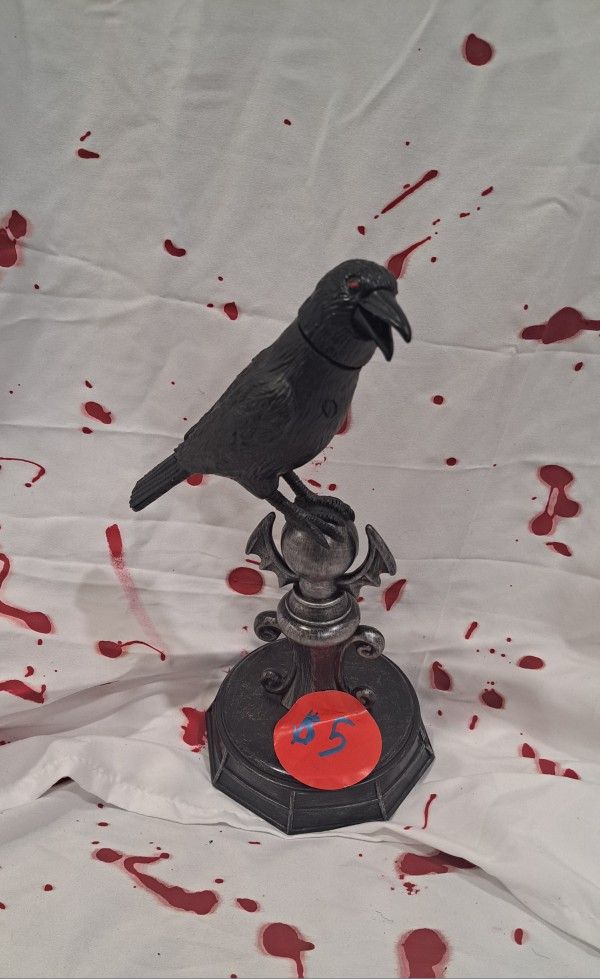 Black Halloween Bird With Sound Effects 