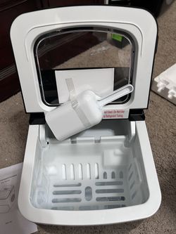 AGLUCKY Countertop Ice Maker Machine, Portable Ice Makers