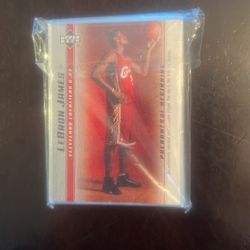 Set of LeBron James Basketball Cards