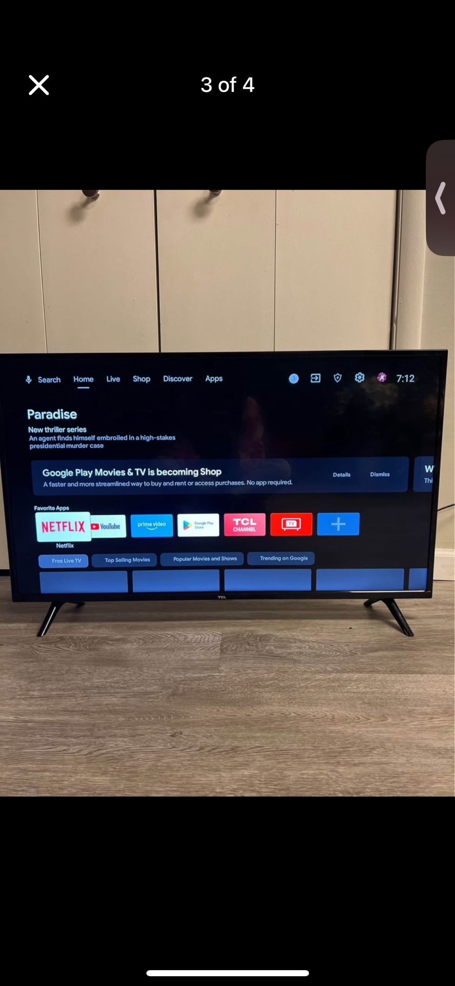 TCL 40” ANDROID TV