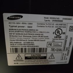 Samsung  TV 46"