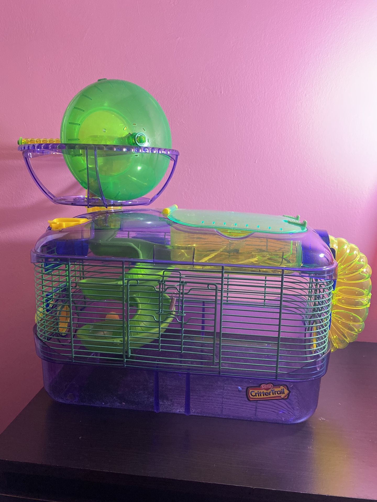 Hamster cage and supplies