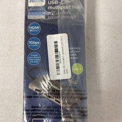 philips USB C hub with card reader, DLK9120C/27