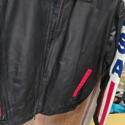 USA Leather Jacket 