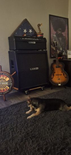 Line 6 Spider III Stereo Amplifier 150W Amplifier Head w/ 4x12" Speaker Cabinet