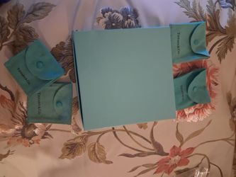 Tiffany box and trinket bags