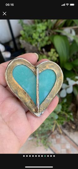 Heart Shaped Broach/pin & Decoration ❤️ Thumbnail