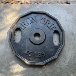 45 pound plates (4 Available)