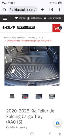 2025 Kia TELLURIDE Rear Cargo Mat OEM (125.00 New)