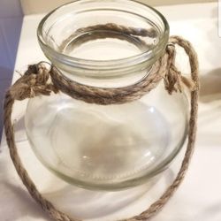 Glass Vase  Terrarium Or Candle Holder