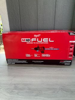 Milwaukee M18 FUEL 18V Lithium-Ion Brushless Cordless 1 in. Impact Wrench Extended Reach D-Handle