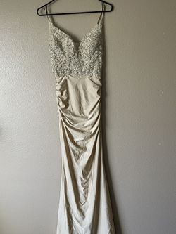 Golden gala dress