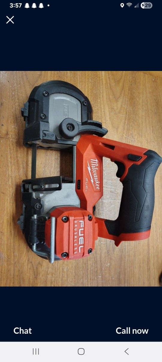 Milwaukee M12 Cordless Bandsaw $140