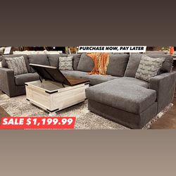 Sectional with chaise