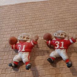 Two Vintage Cabbage Patch Kids Football Figurines