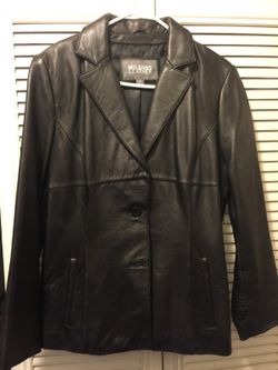 Wilson Leather Blazer (size large)