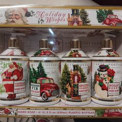 Joyeux Noel Holiday Wishes Hand Soap 