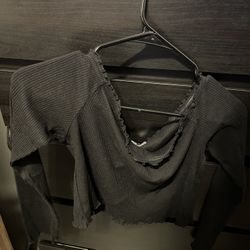 Black Off Shoulder top