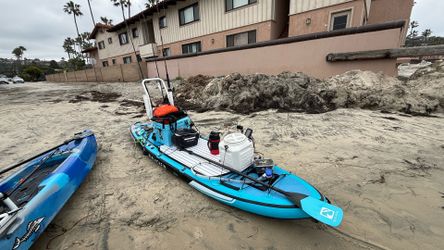 BLACKFIN Model XL Inflatable Fishing Paddleboard Package – $500 OBO