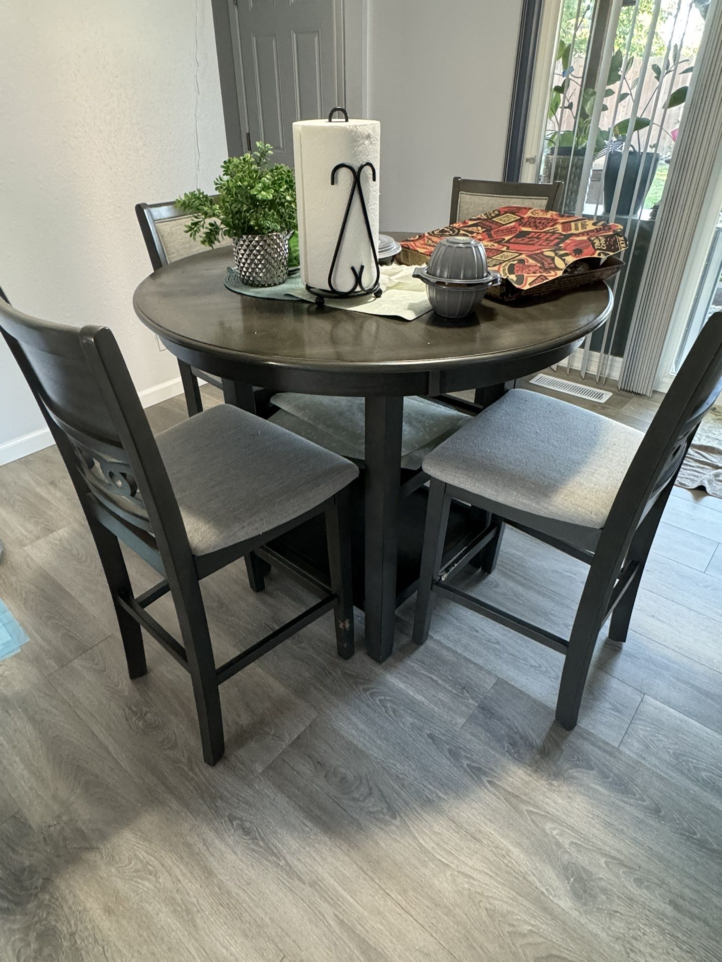 dining table and chairs