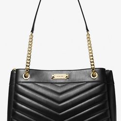 MICHAEL KORS OUTLET WHITNEY MEDIUM QUILTED TOTE BAG