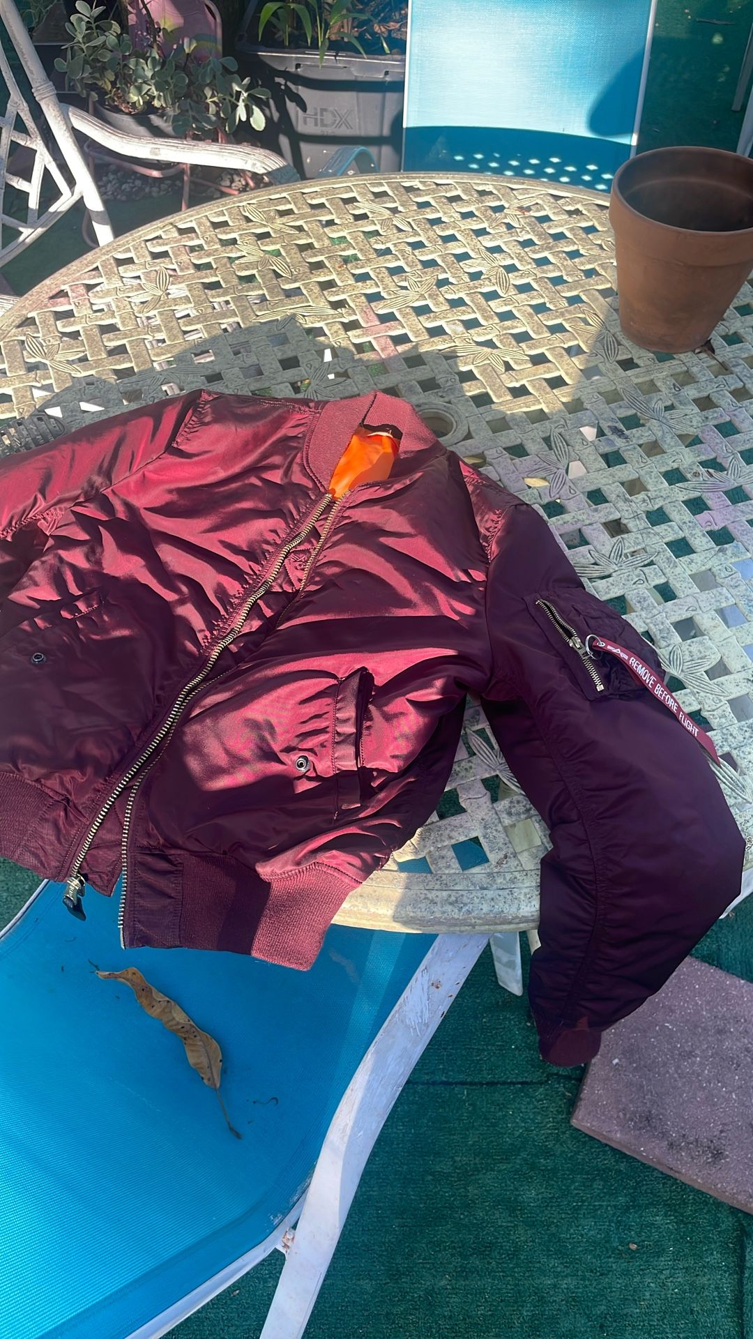 ALPHA X MASTERMIND MA-1 BOMBER JACKET