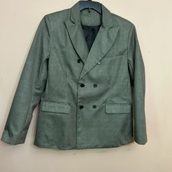 Giovanco Brand Green Double Breasted Jacket