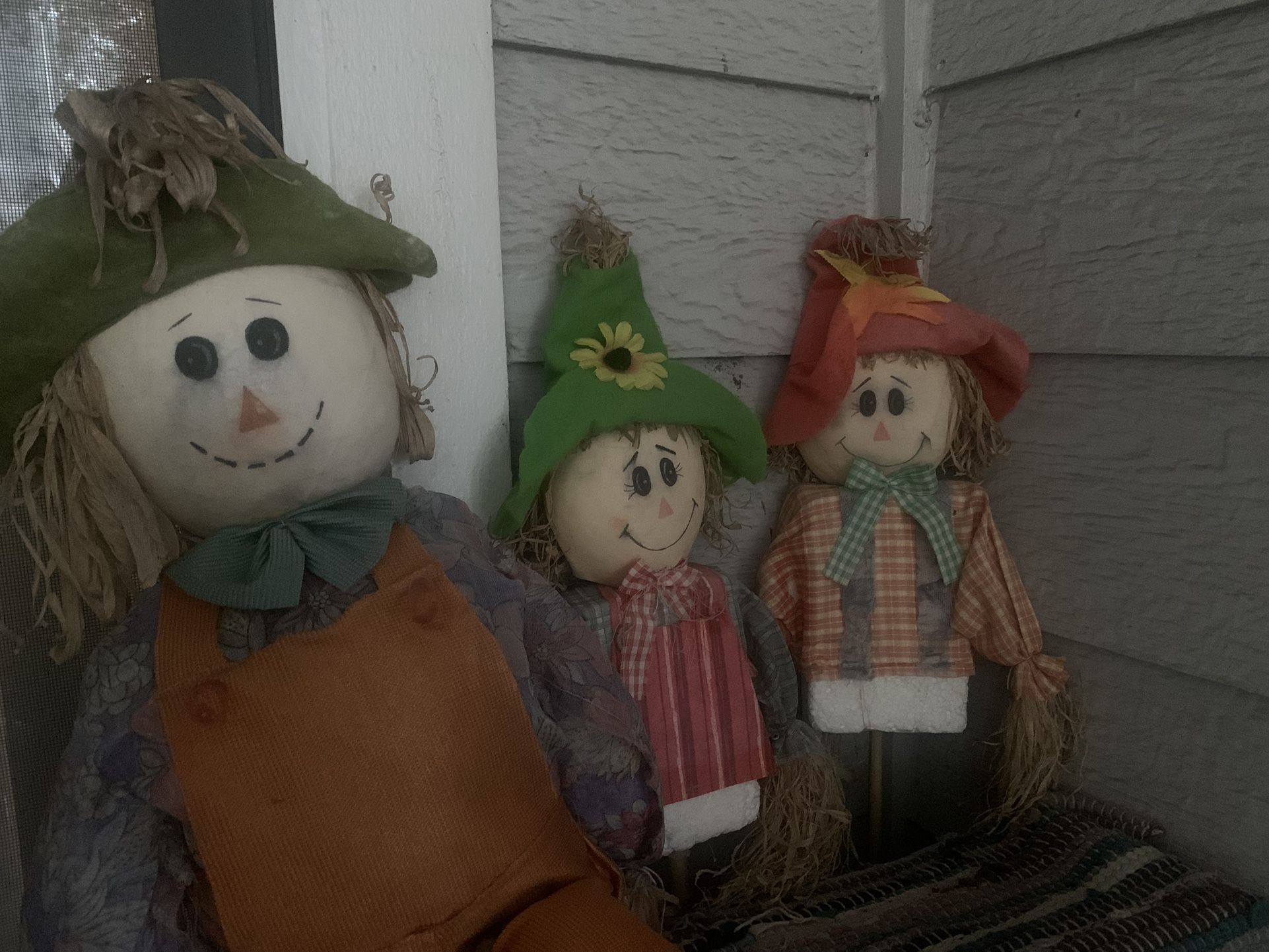 Scarecrow Trio - Yard/ Home Decor