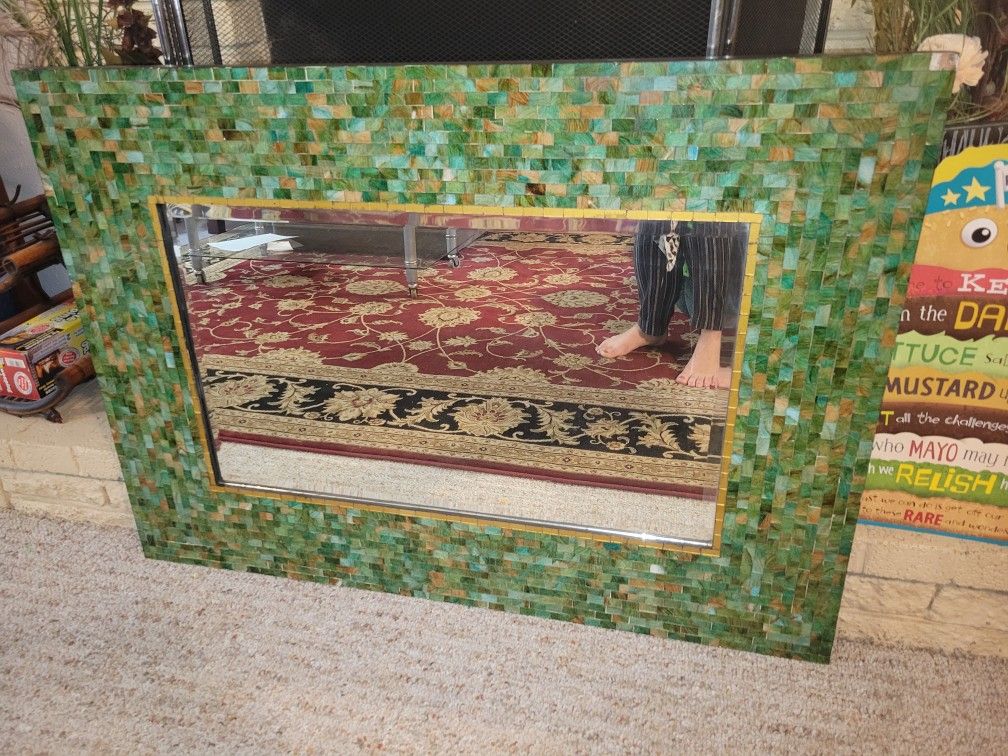 Pier 1 Imports Ocean Mosaic 24x36 Mirror