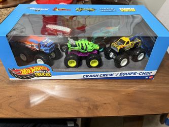 Monster Jam Trucks Set Of  5 Crash Crew Rex Saurus