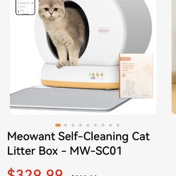 MeoWant Automatic Self-Cleaning Litter Robot