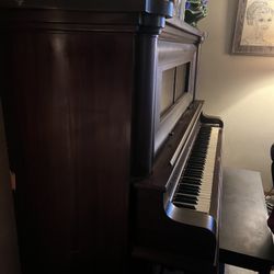 Wing & Son Upright Grand Piano