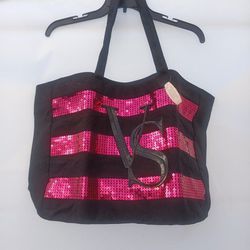 *Happy to Bargain/Negotiate* NEW Victoria's Secret VS sequin BLING tote bag NWT