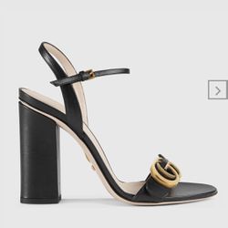 Gucci Marmont Leather sandal