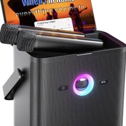 Ikarao Karaoke Machine for Adults, with Lyrics Display and Screen, Karaoke System for YouTube, 2 Wireless Microphones, Autotune & Echo, KaraFun Prime,
