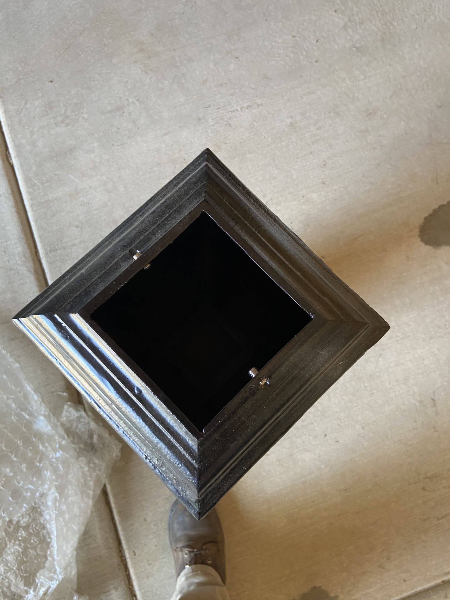 (4)- 4x4 post metal decorates 30” tall