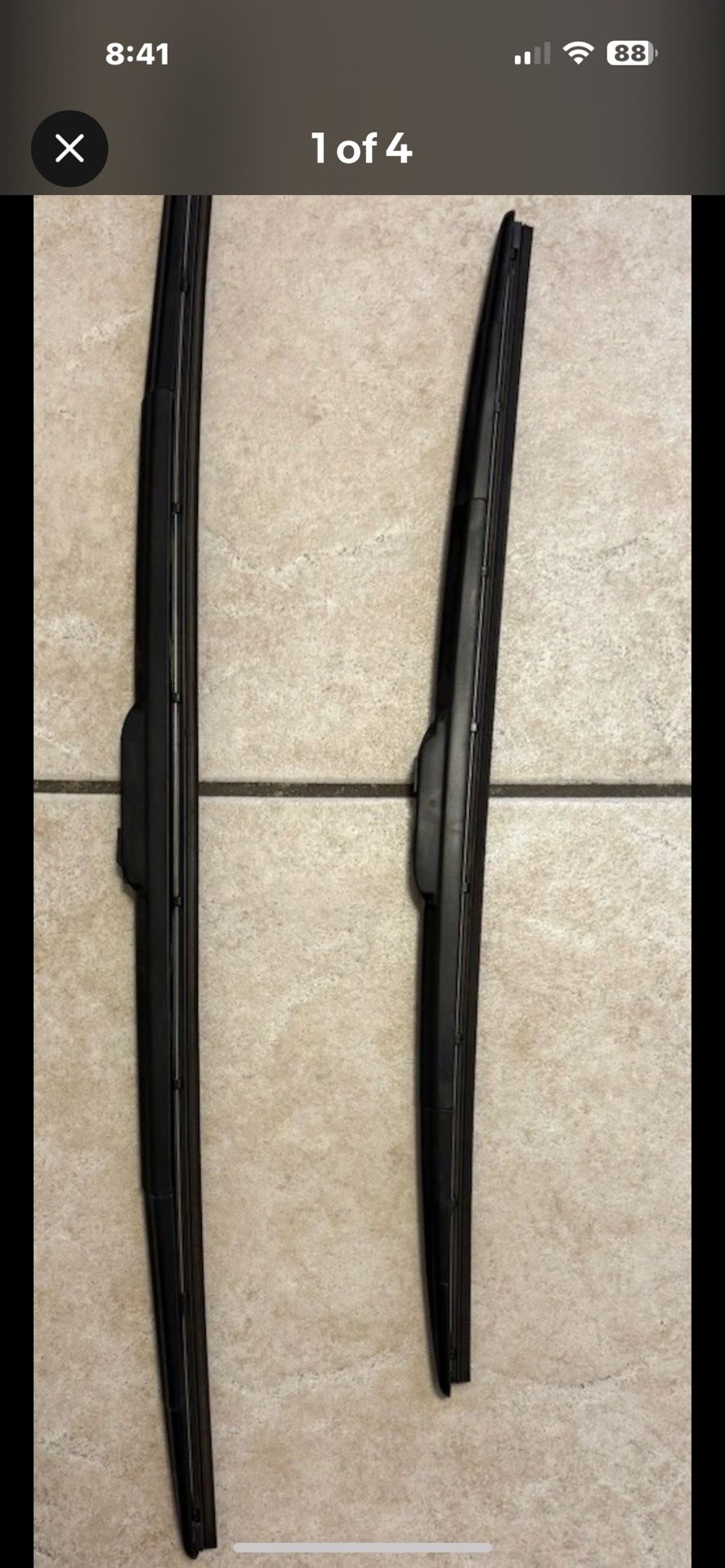 GENUINE Toyota Front WINDSHIELD WIPER BLADES For 2018-2023 TOYOTA CAMRY SEDAN