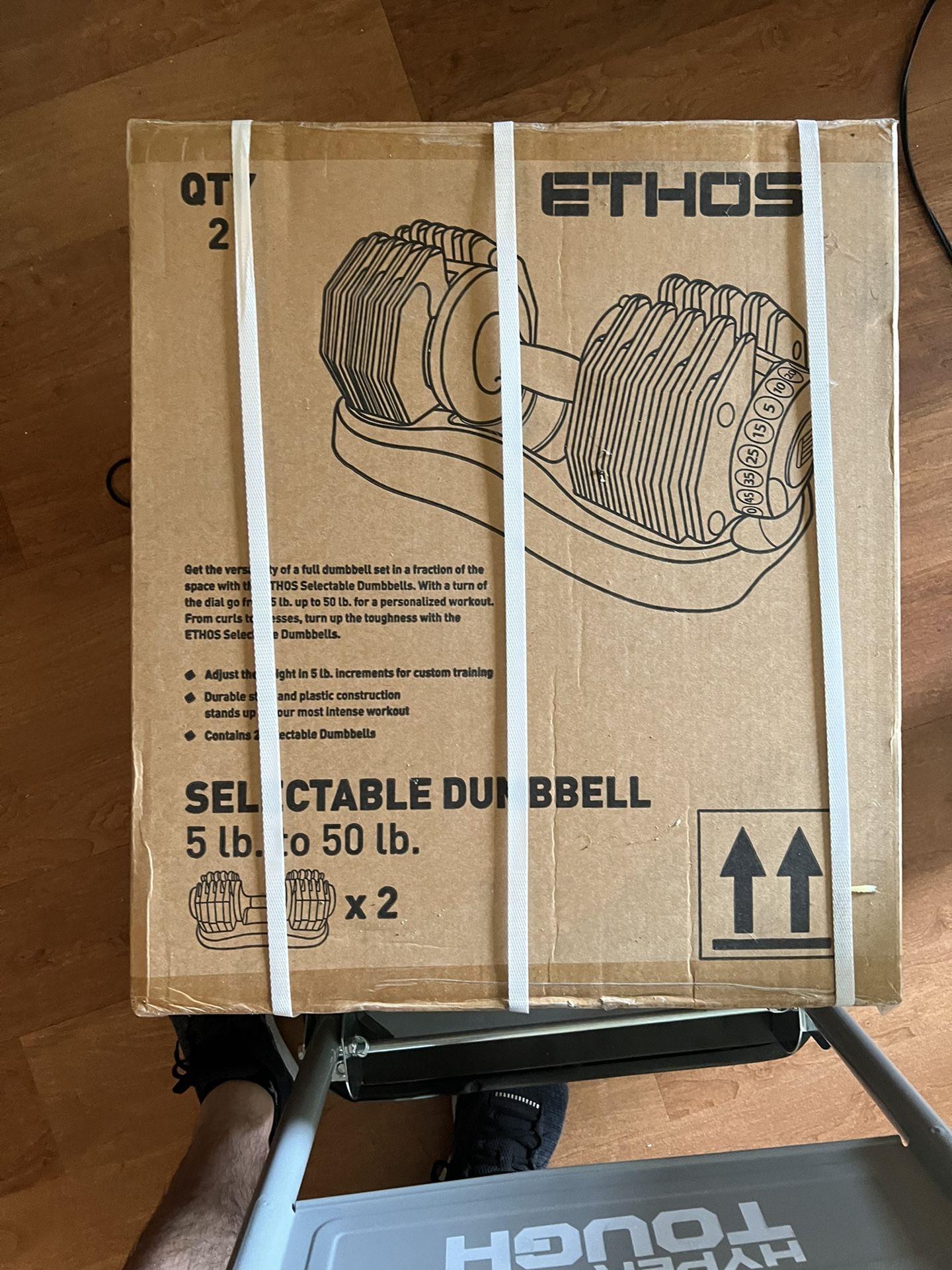 ETHOS 50 lb. Selectable Dumbbell (Pair)