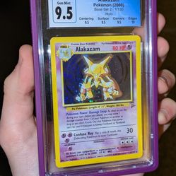 Cgc 10 Base Set Alakazam Pokemon Cards