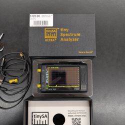 tinySA Ultra+, an advanced handheld spectrum analyzer