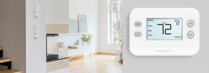 Honeywell Home X1N Non-Programmable Thermostat Single-Stage 1 Heat 1 Cool (RTH11B/N) - New