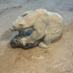 Royal Copenhagen, Polar Bear And Seal Figuring