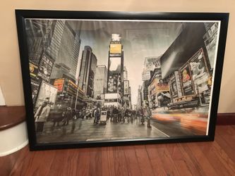 NYC Times Square framed picture