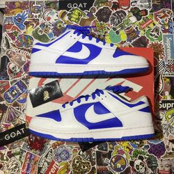 Sz 10 Nike Dunk Low- Racer Blue